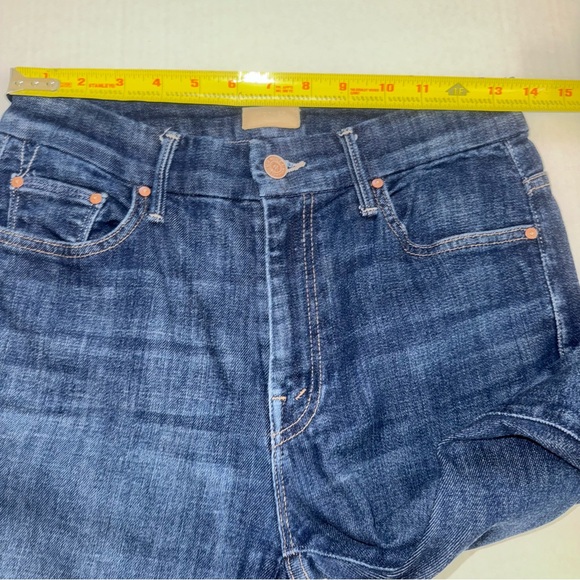 Mother High Waisted Looker Skinny Jeans Women’s Size 28 Dark Wash Clean Sweep US - Picture 9 of 10